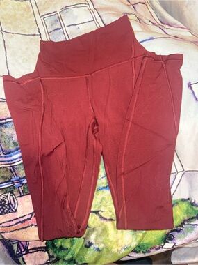 lululemon athletica Burgundy High-Rise Leggings